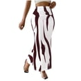 thumbnail image 1 of Ynynloco Zebra Print Maxi Skirts for Women High Waist Ruched Bodycon Fishtail Long Skirts Going Out Y2K Dressy Spring Summer Skirts, 1 of 8