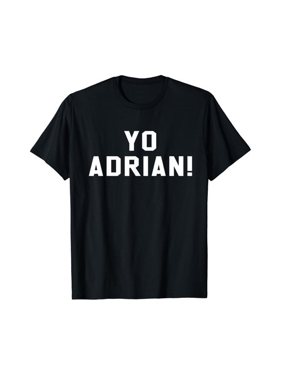 Yo Adrian Novelty Philadelphia T Shirt Funny Movie Tshirts , Vintage T-Shirt