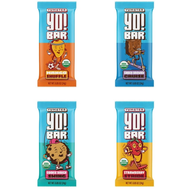 Yo! Bar by Bearded Brothers Vegan Organic Kids Bar Gluten Free, Paleo
