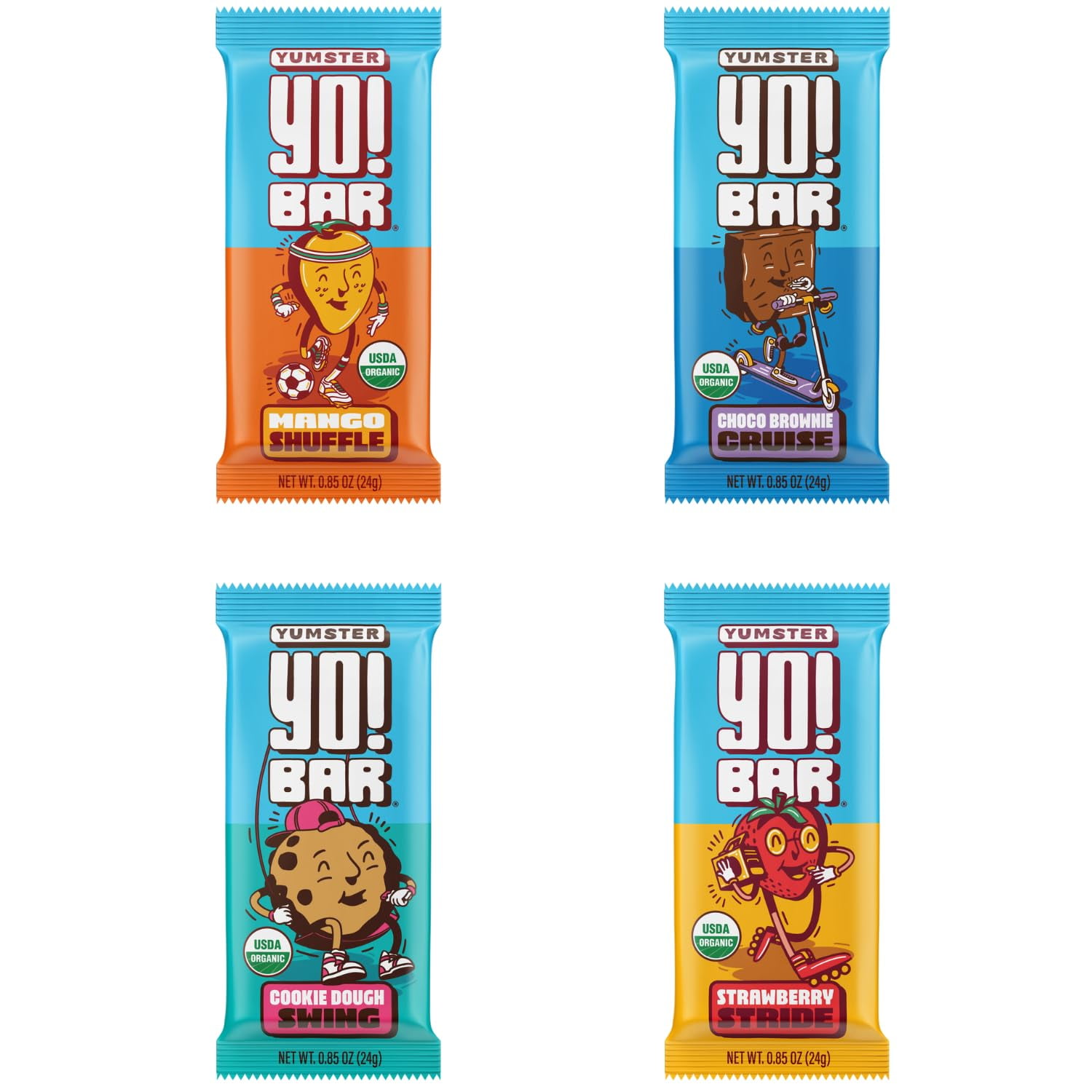 Yo! Bar by Bearded MMF7 Brothers Vegan Organic Kids Bar Gluten Free