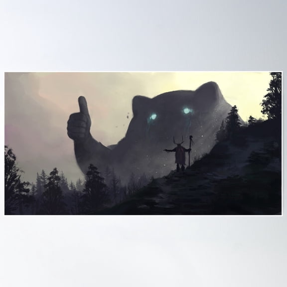 Yo Bro Is It Safe Down There In The Woods? Yeah Man It'S Cool Poster Wall Art, Modern Wall Decor For Living Room Bedroom, 8x12 UNFRAMED