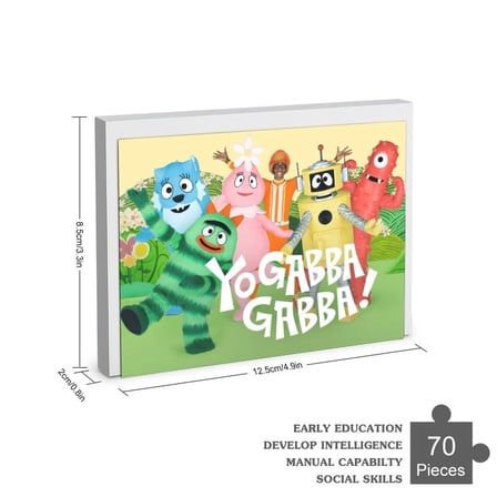 Yo Gabba Gabba Jigsaw Puzzle 35/70/120/200/300/500/1000 Piece High Quality Birthday Gift