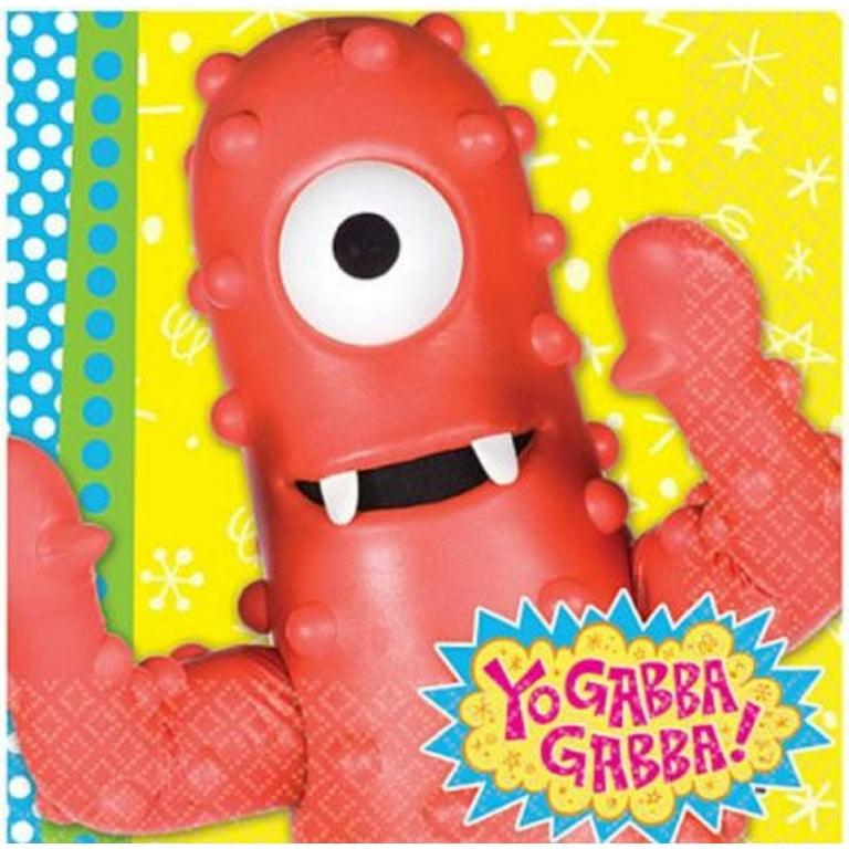 Yo Gabba Gabba Nick Jr Cartoon Kids Birthday Party Paper Beverage