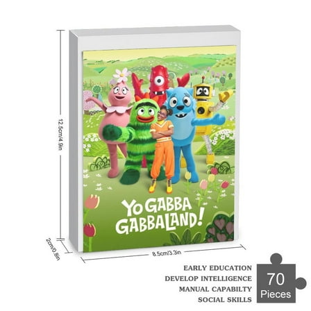 Yo Gabba GabbaLand Jigsaw Puzzle 35/70/120/200/300/500/1000 Piece High Quality Birthday Gift