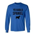 thumbnail image 1 of Yo Hablo Spaniel Adult Long Sleeve T-shirt, 1 of 3