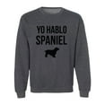 thumbnail image 1 of Yo Hablo Spaniel Crewneck Sweatshirt, 1 of 3