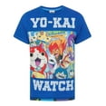 thumbnail image 1 of Yo Kai Watch Boys Blue Short Sleeved T-Shirt, 1 of 2