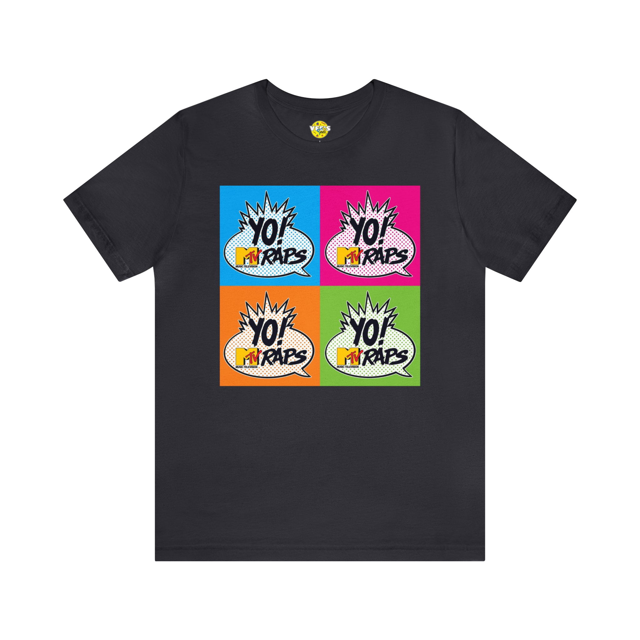 Yo! MTV Raps Pop Art T-Shirt - Retro Hip-Hop Vibes Music Lovers 