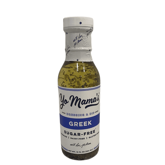 Yo Mama’s Classic Greek Dressing & Marinade – All-Natural, Gluten-Free, Keto Friendly, 13 oz Bottle