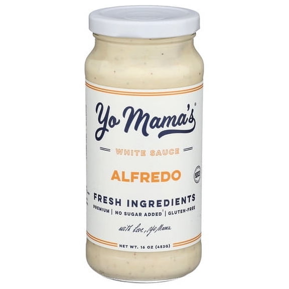 Yo Mama's Foods Classic Alfredo Sauce (6 Pack) 16 oz