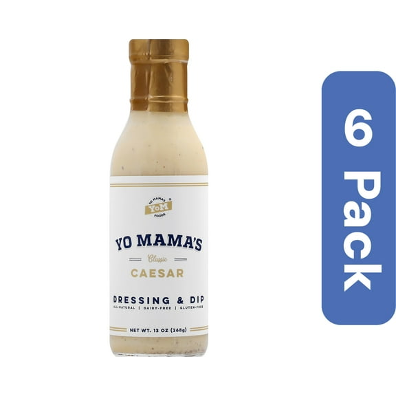 Yo Mama's Foods Dressing Classic Caesar 13 oz (Pack Of 6)