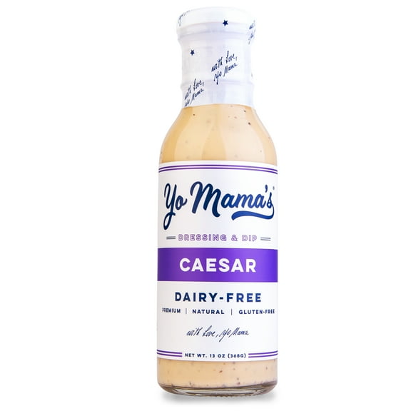 Yo Mama's Foods Gluten-Free Classic Caesar Salad Dressing, 13 oz