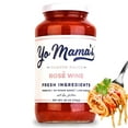 thumbnail image 1 of Yo Mama's Foods Keto Rosé Wine Pasta Sauce (1) - No Sugar Added, Low Carb, Low Sodium, Gluten Free, Paleo Friendly, and Made with Whole, Non-GMO Tomatoes, 1 of 5