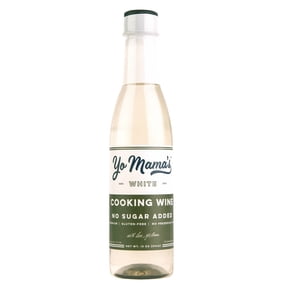 Yo Mama's Foods Premium White Cooking Wine, No Sugar Added, Gluten Free, 1 Bottle
