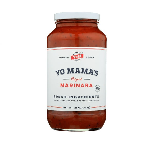 Yo Mamas Orginal Marinara Sauce ,25oz(Pack of 6)