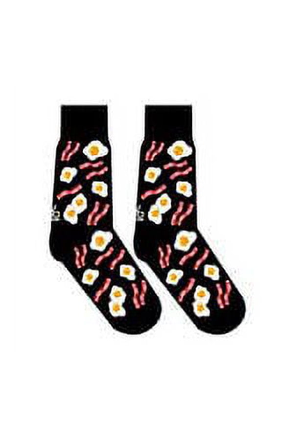 Men's Crew Sock Bacon and Eggs