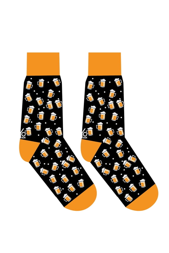 Men's Crew Socks, BEER STEINS