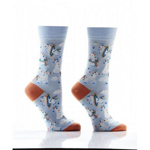 Yo-Sox UNICORN Novelty Crew Socks: Women's Size 6-10