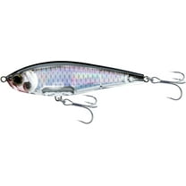 Yo-Zuri 2 3/4" 3D Inshore Twitchbait Hard Bait Lure, Silver Black