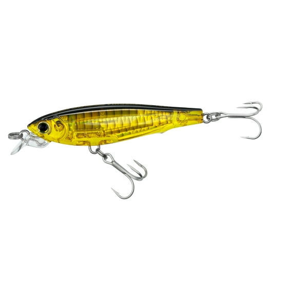 Yo-Zuri 3D Inshore Fingerling 70 Gold Black Hard Bait, Fishing Lure