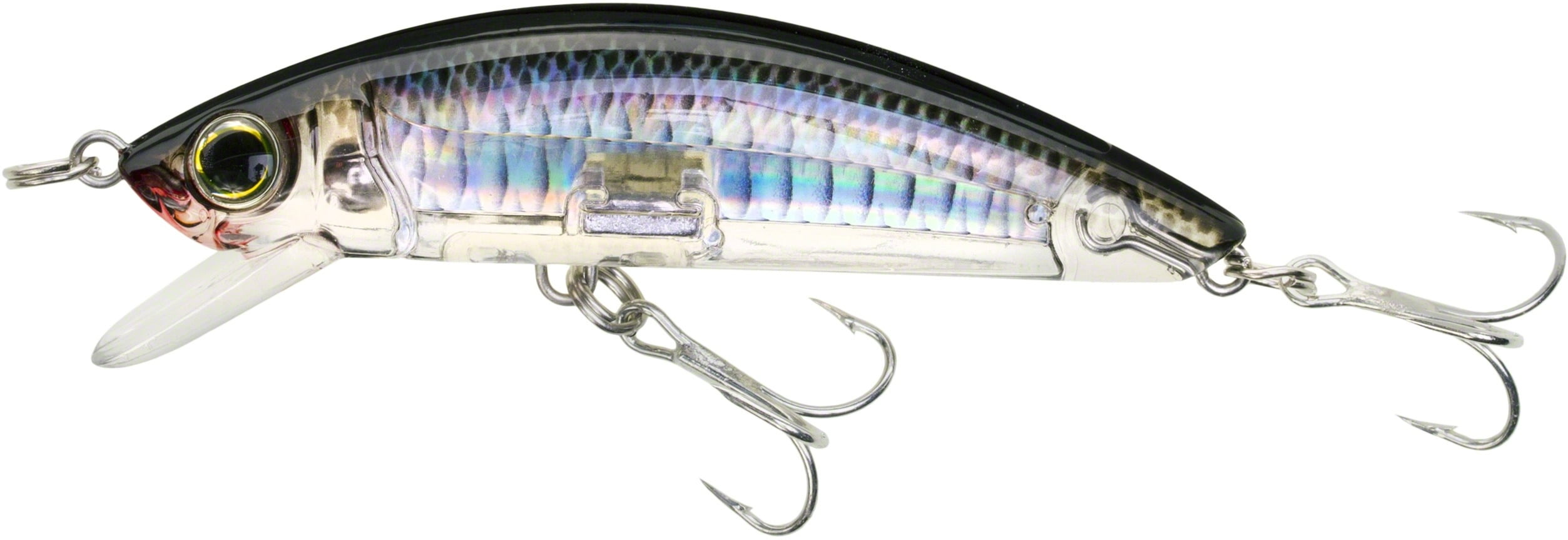 Yo-Zuri 3D Inshore Minnow, 3.5-Inch Floating Lure, Black Silver