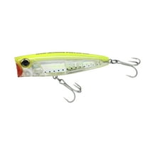 Yo-Zuri 3D Inshore Popper 90 Chartreuse Topwater Hard Bait, Fishing Lure