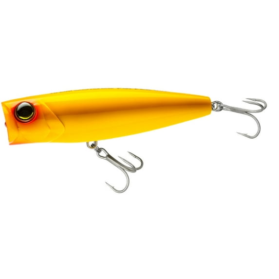 Yo-Zuri 3D Inshore Popper, (F) Floating, 3 1/2"/90mm, 7/8oz, Yellow