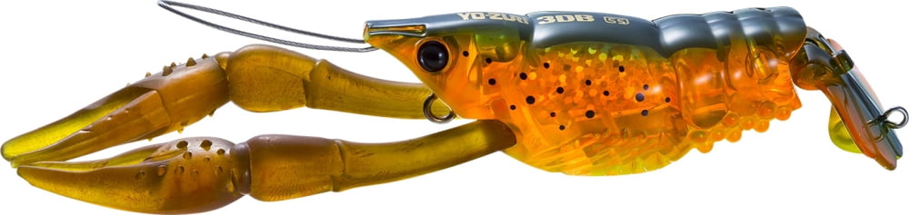 Yo-Zuri 3DB Crayfish Hard Bait Fishing Lure 3" Burnt Orange Crayfish
