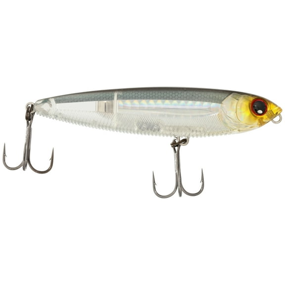 Yo-Zuri 3DB Pencil 4" Topwater Fishing Lure, Silver Black, 5/8 oz.