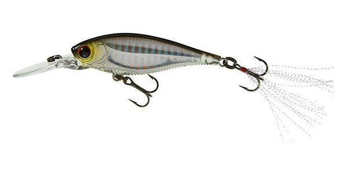Yo-Zuri 3DB Shad Fishing Lure 70mm (2-3/4") - Real Perch Color, Suspending With Wave Motion Tech