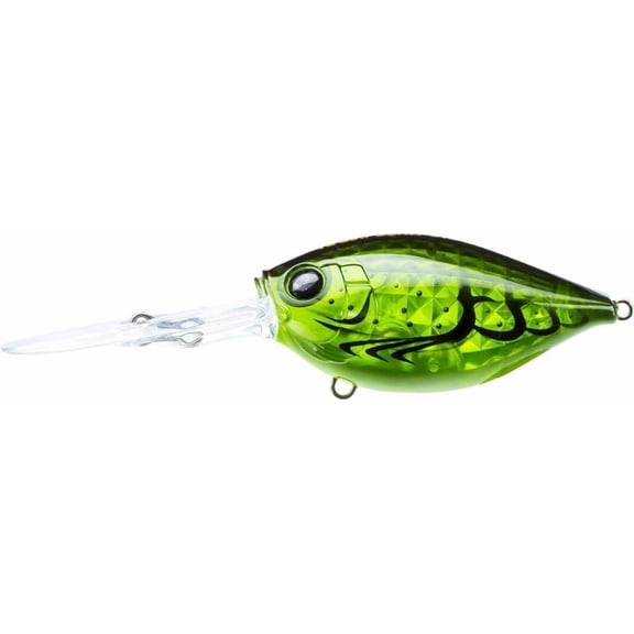 Yo-Zuri R1442-TGCF: 3Dr-X Crank Dd Deep Diver F 50Mm 2", Translucent Green Crawfish