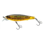 Yo-Zuri 3DS Minnow, 2-3/4" Suspending Gold Black Hard Bait Lure