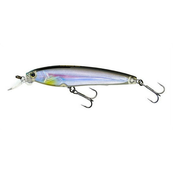 Yo-Zuri 3DS Minnow, 4" Suspending Hard Bait Lure, Black Silver