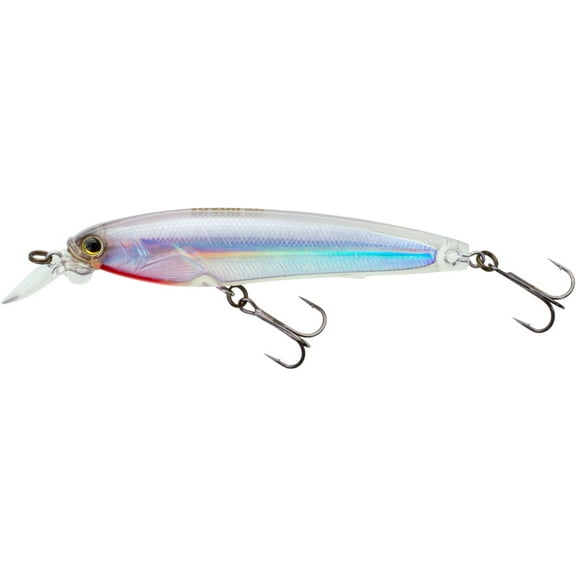 Yo-Zuri 3DS Minnow, 4" Suspending Hard Bait Lure, Ghost Shad