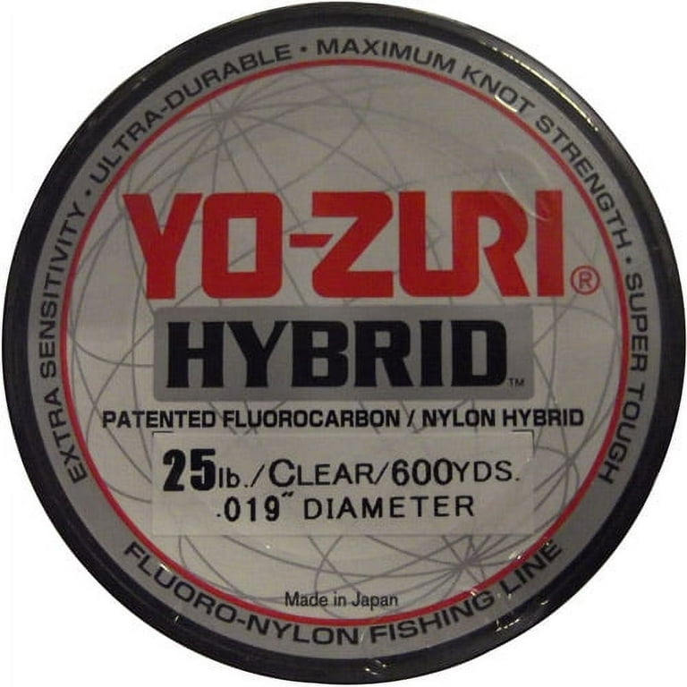 Yo-Zuri | Hybrid Clear Line 600yd Spool, 25lb