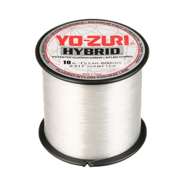 YoZuri Clear Hybrid Line, 600 Yd 10lb Fishing Line