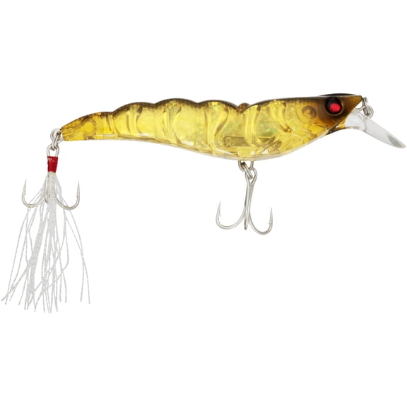 Yo-Zuri Crystal 3D Shrimp (SS), 90mm, 3-1/2" Hard Bait Lure