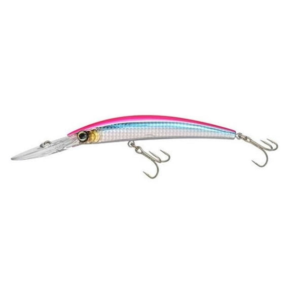 Yo-Zuri Crystal Minnow Deep Diver 110Mm 4.375In Fluoro Pink