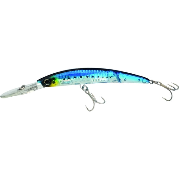 Yo-Zuri F1155GHIW Crystal 3D Minnow Deep Diver Jointed, 5 1/4", 7/8 oz - F1155GHIW