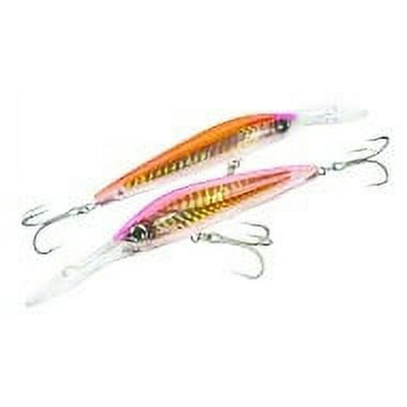 Yo-Zuri R1165CPPO 3D Magnum DD Deep Diving Lure, 7", 3 1/8 oz, Pink & Orange