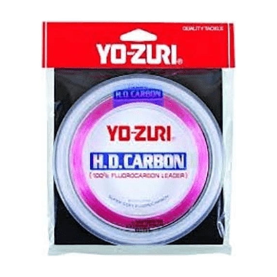 Yo-Zuri HD Disappearing Pink Fluorocarbon Leader 30YD 10LB