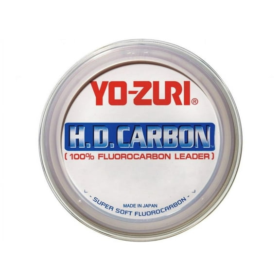 Yo-Zuri HD50 lbCL H.D. Carbon Fluorocarbon Fishing Leader 50 lb 30 Yards Clear