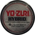 YoZuri Hybrid 15 Lb Fluorocarbon & Nylon Fishing Line, Clear, 600 yd