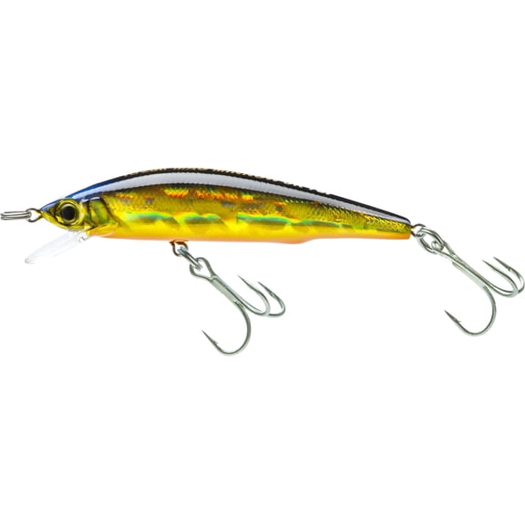 Yo-Zuri Mag Minnow Floating Diver Striper Barra Lure, 125mm (5"), Golden Shiner