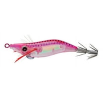 Yo-Zuri Mini 2" Floating Squid Jig Fishing Lure, Luminous Pink with Glow-in-the-Dark Accents