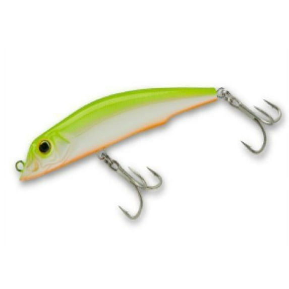 Yo-Zuri R1143-PCL Mag Darter Floating Striper Lure, 4"/105mm, Pearl Chartreuse