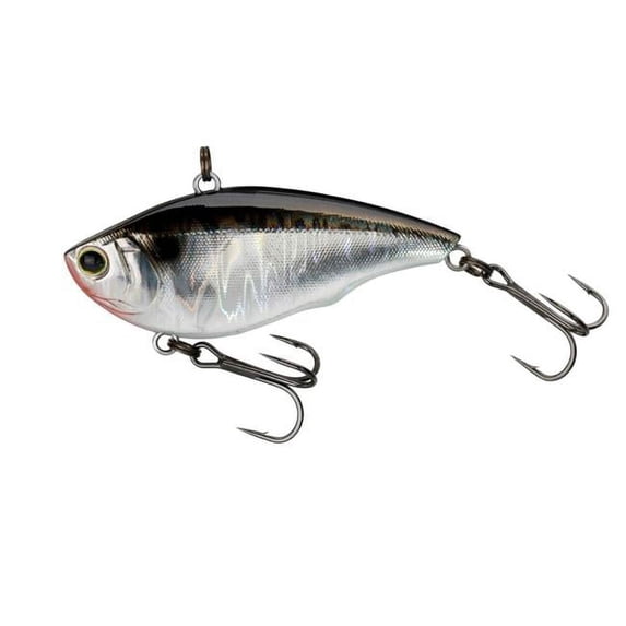 Yo-Zuri Rattln Vibe One Knock Lure, 65mm, Black/Silver