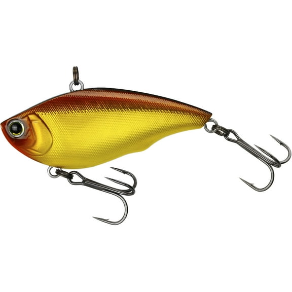 Yo-Zuri Rattln Vibe One Knock Lure, 65mm, Brown/Gold