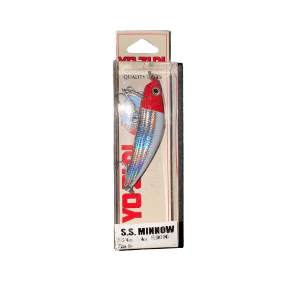 Yo-Zuri SS Minnow, 3-1/2", 3/8oz, Red Head