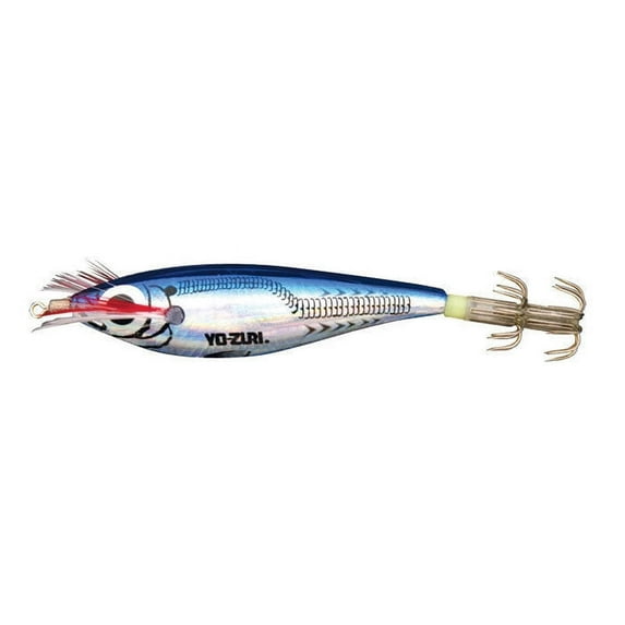 Yo-Zuri Sinking Squid Calamari Jig 3-3/4" Ultra Laser Blue Shine A1022-22 Lure